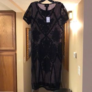 Brand new appliqué dress. Final $25.00